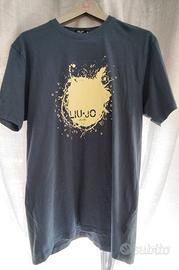 Maglietta Liu-Jo Jeans Uomo - Stampa Splash Gialla