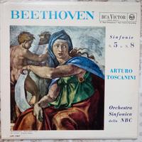 LP “Sinfonie 5 e 8” – Beethoven - Toscanini