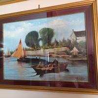 quadro Pasquale Vitagliano olio su tela 