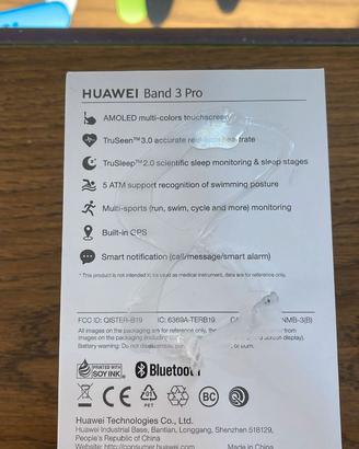 SAMRTWATCH HUAWEI BAND 3 PRO NUOVO