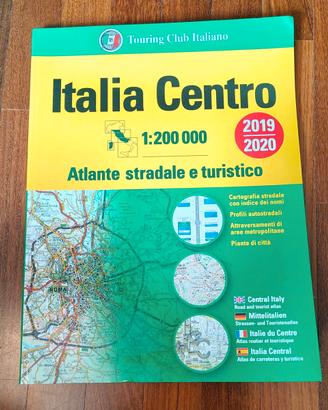 Atlante stradale e turistico Italia Centro.
