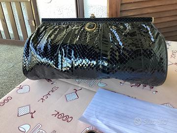 Borsa donna vintage in pitone