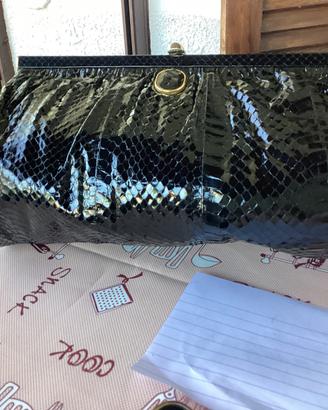 Borsa donna vintage in pitone