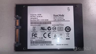 SanDisk SSD U100 32GB   codice 3