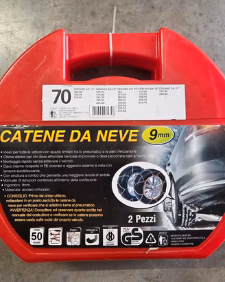 Catene da neve 9 mmm 