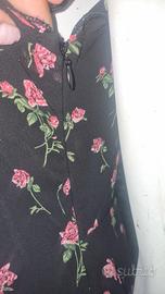 abito longuette vintage a fiori