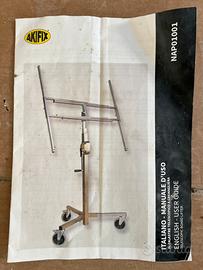 AKIFIX NAP01001 alzalastre telescopico cremagliera