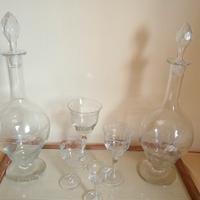  Servizio bicchieri cristallo fine '800 x 12