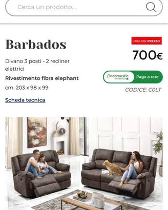 Divano+poltrona
