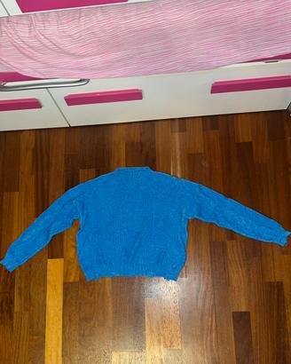 Maglione azzurro/blu taglia unica