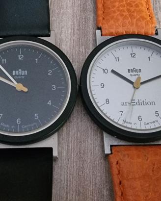COPPIA DI OROLOGI UNISEX BRAUN COMMEMORATIVI