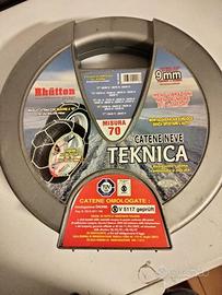 Catene Neve Teknica Rhütten 9mm Misura 70