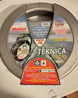 Catene Neve Teknica Rhütten 9mm Misura 70