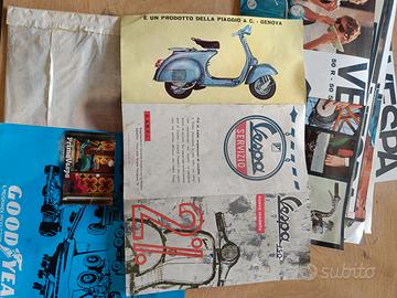 brossure locandina vespa piaggio shell bosch