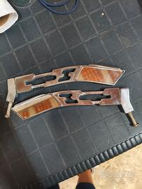 coppia specchietti cromati moto 