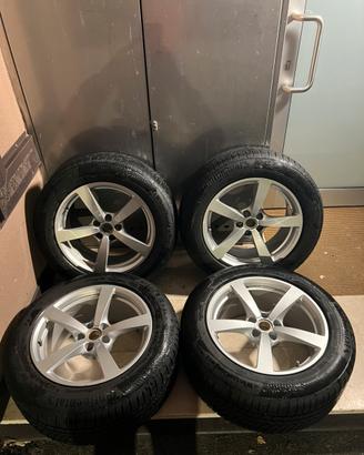 Cerchi Porsche Macan gomme invernali differenziati