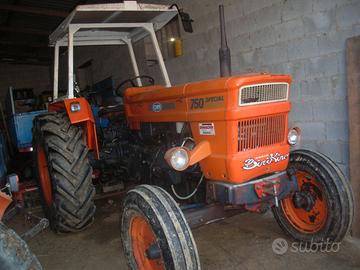 Trattore OM 750 usato con 2 distributori idraulici