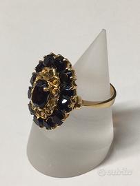Stupendo anello oro750 e granati