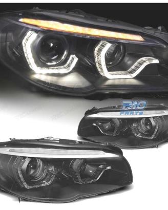 FARI BMW F10 F11 10-13 XENON AFS ANGEL EYES 3D LED