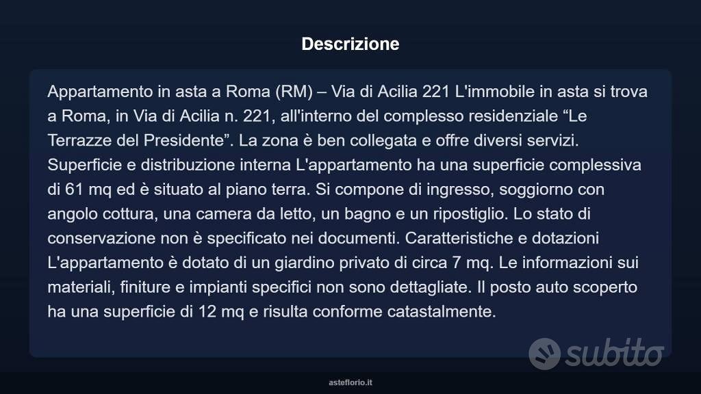 Appartamento – Roma, Acilia Sud, Municipio Roma X - Vista 4