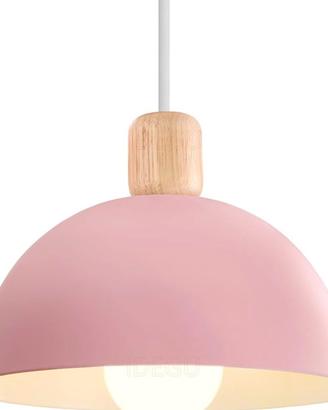 Lampada a Sospensione Retrò 20CM LED rosa