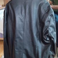 giacca in ecopelle moto 