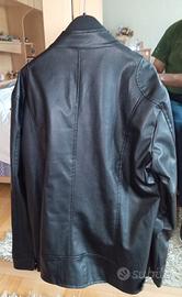 giacca in ecopelle moto 