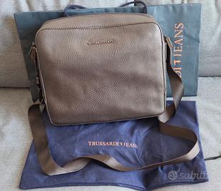 Borsa tracolla da lavoro porta pc laptop Trussardi