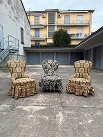 3 poltroncine vintage (vendibili separatamente)