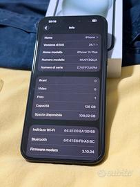 iPhone 15 plus 128gb 