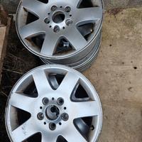 cerchi bmw e87 e90 e46 5x120 r16 con gomme