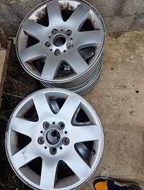 cerchi bmw e87 e90 e46 5x120 r16 con gomme