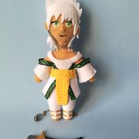 Magi Labyrinth of Magic Sharrkan pannolenci felted