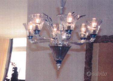 LAMPADARIO IN VETRO MURANO - BAROVIER & TOSO