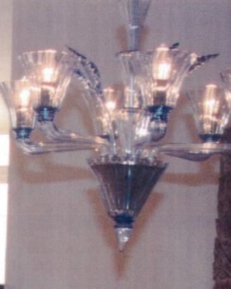 LAMPADARIO IN VETRO MURANO - BAROVIER & TOSO