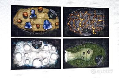 D&D Sedici tessere mappa mistiche e leggendarie