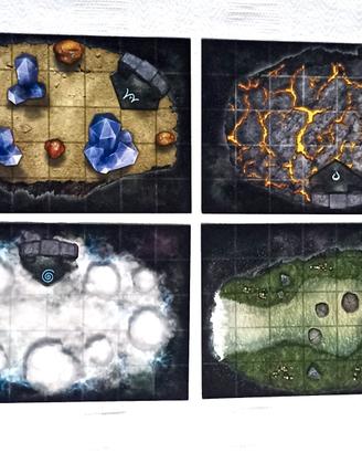 D&D Sedici tessere mappa mistiche e leggendarie