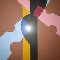 Jean LEPPIEN astrattismo geometrico anni 70