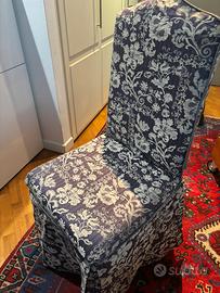 Set di 4 sedie vestite