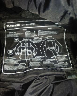 Giacca Dainese BERLINO VERTICAL ANTRACITE 44 E 52