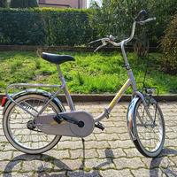 bici tipo graziella pieghebole da 20 grigia 