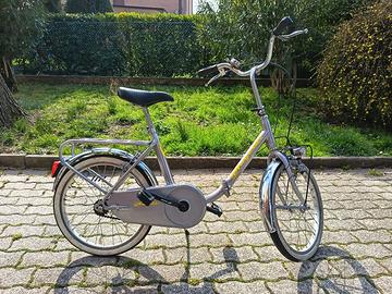 bici tipo graziella pieghebole da 20 grigia 