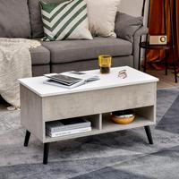 Tavolo basso sollevabile da salotto 