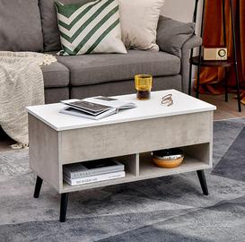 Tavolo basso sollevabile da salotto 