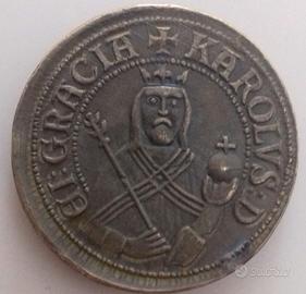 Carlo IV re di Boemia medaglia bronzo g 54,70 Ø 42