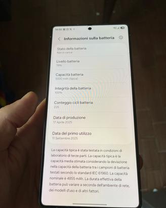 Samsung S25 Ultra 256gb pari al nuovo