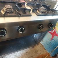 Cucina professionale 4 fuochi