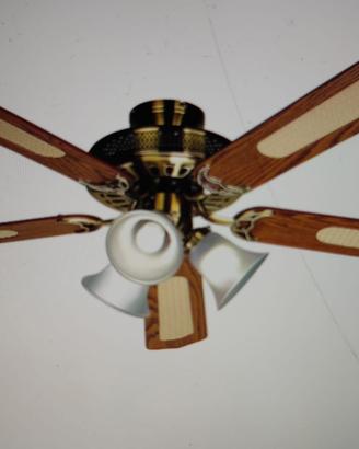 ventilatore da soffitto con lampadine