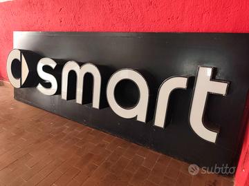 Insegna smart metallo
