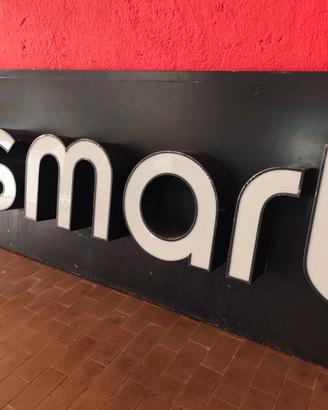 Insegna smart metallo